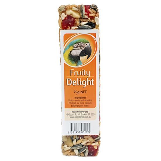 PASSWELL DELIGHT FRUITY BAR FOR PARROTS 75G