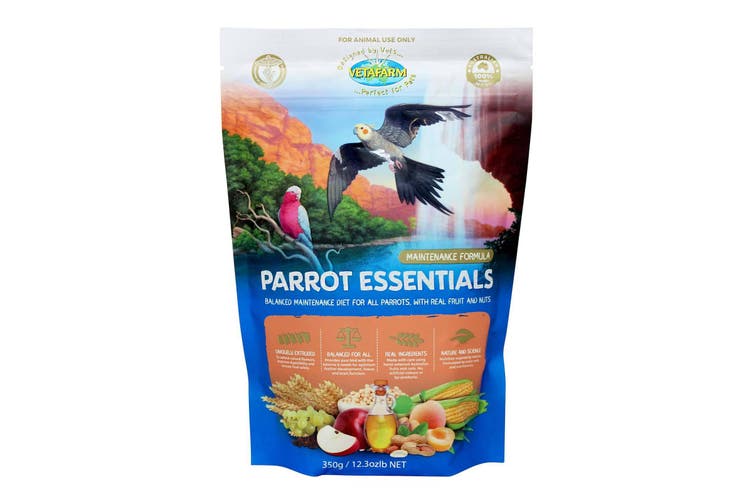 VETAFARM PARROT ESSENTIALS 350G