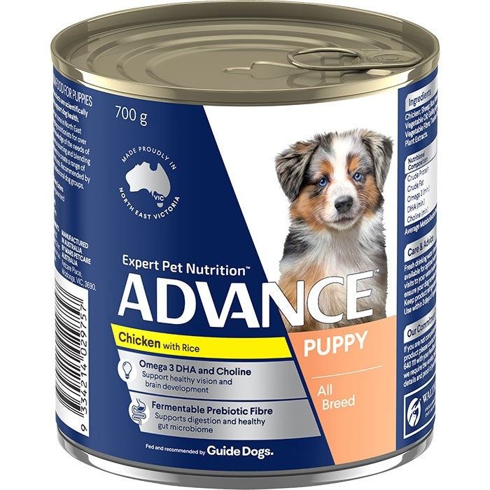 ADVANCE PUPPY CHICKEN AND RICE 700G X 12