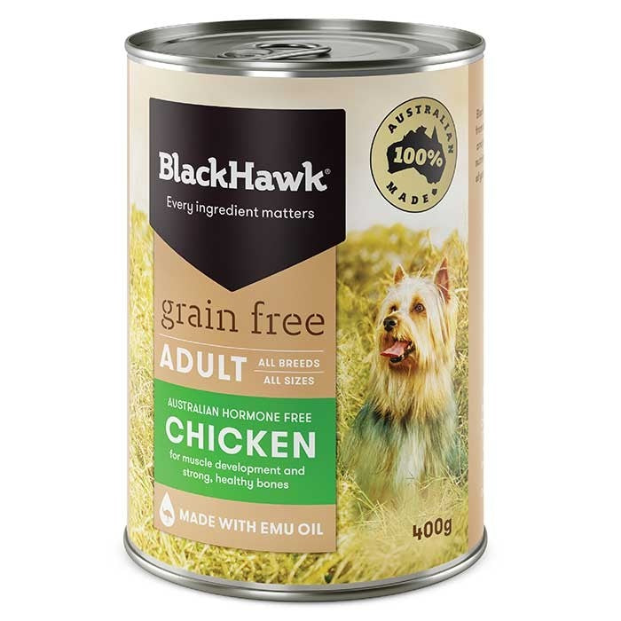 BLACK HAWK GRAIN FREE CHICKEN 400G