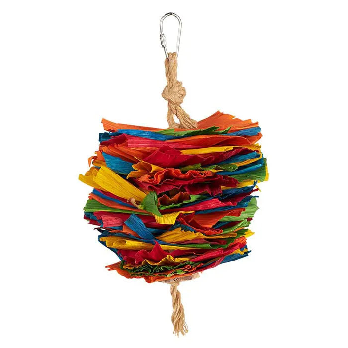 KAZOO BIRD TOY FORAGING RAINBOW CASCADE