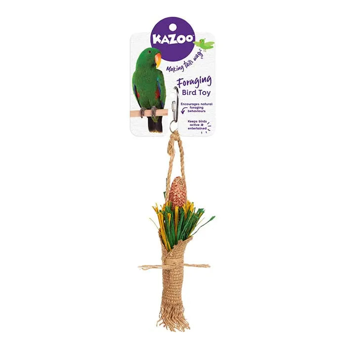 KAZOO BIRD TOY FORAGING BOUQUET SMALL