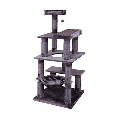 KAZOO SCRATCHER 5 LEVEL PLAYGROUND GREY