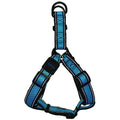 SCREAM REFLECTIVE STEP-IN HARNESS MEDIUM BLUE