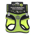 SCREAM REFLECTIVE QUICK FIT HARNESS XS GREEN