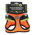 SCREAM REFLECTIVE QUICK FIT HARNESS XS ORANGE