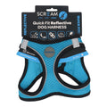 SCREAM REFLECTIVE QUICK FIT HARNESS SML BLUE