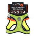 SCREAM REFLECTIVE QUICK FIT HARNESS LRG GREEN