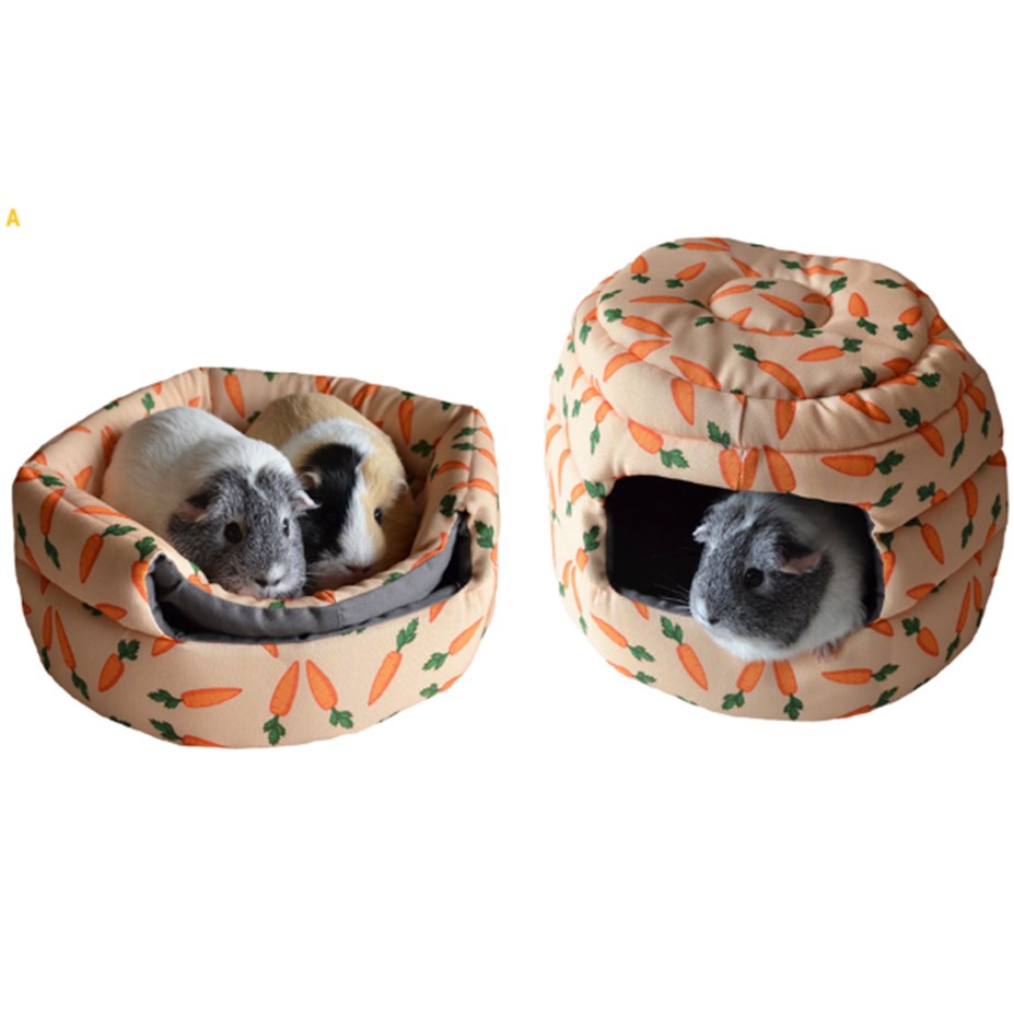 CARROT BEEHIVE BED FOR RABBITS, GUINEA PIGS & FERRETS