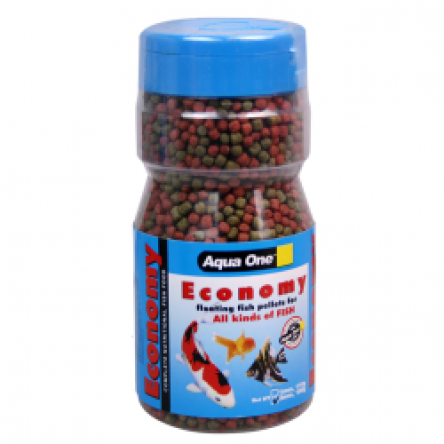 AQUA ONE ECONOMY FLOATING PELLETS 2MM 100G