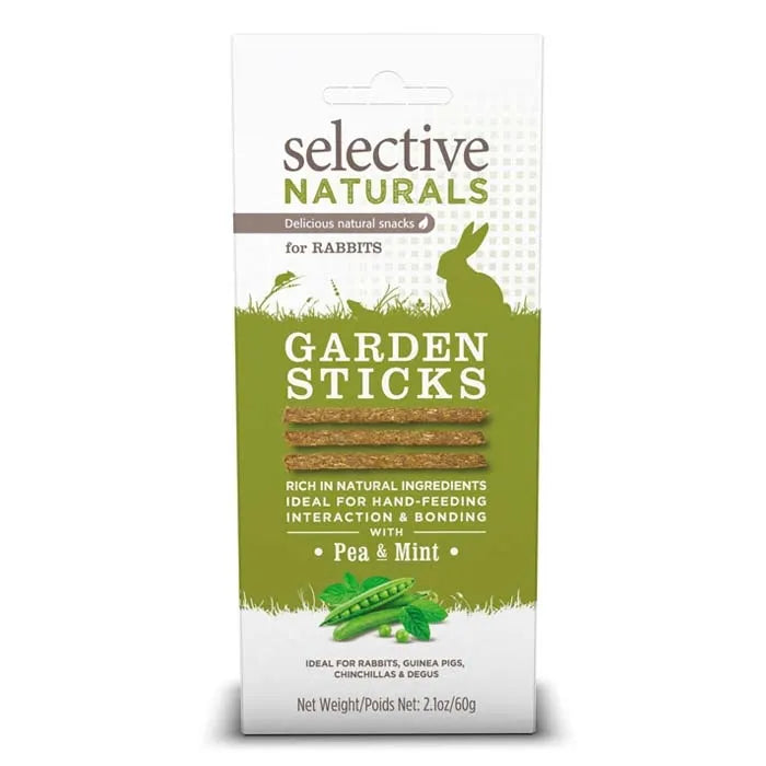 SCIENCE SELECTIVE GARDEN STICKS WITH PEA & MINT 60G