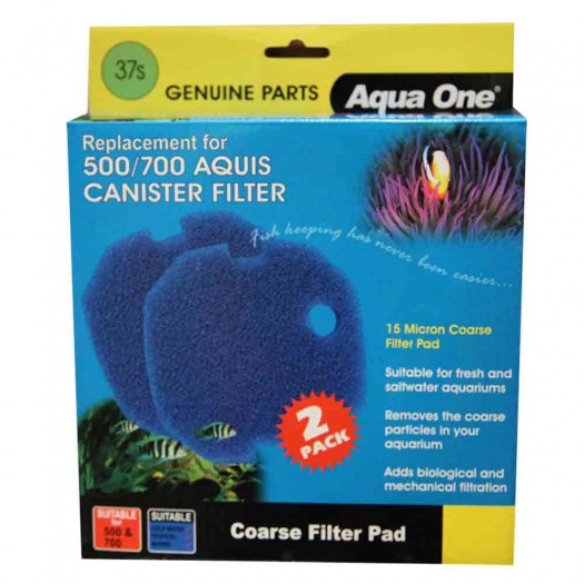AQUA ONE COARSE FILTER PAD 37S
