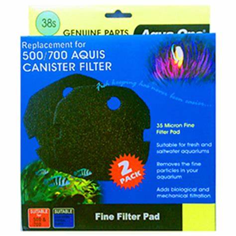 AQUA ONE SPONGE 38S 2 PACK