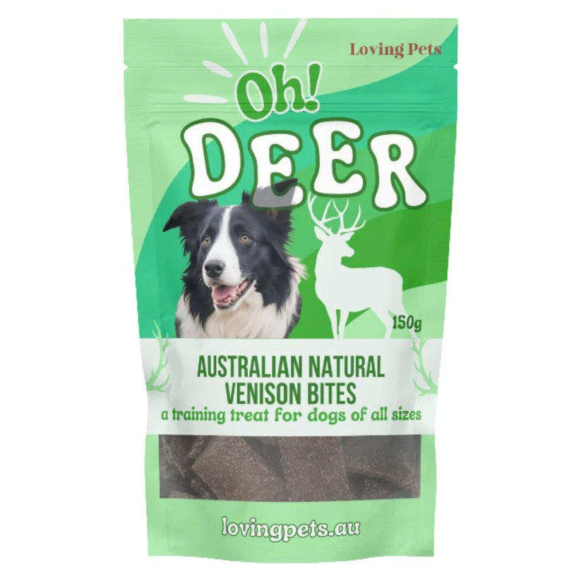 LOVING PETS OH DEER VENISON BITES 150G
