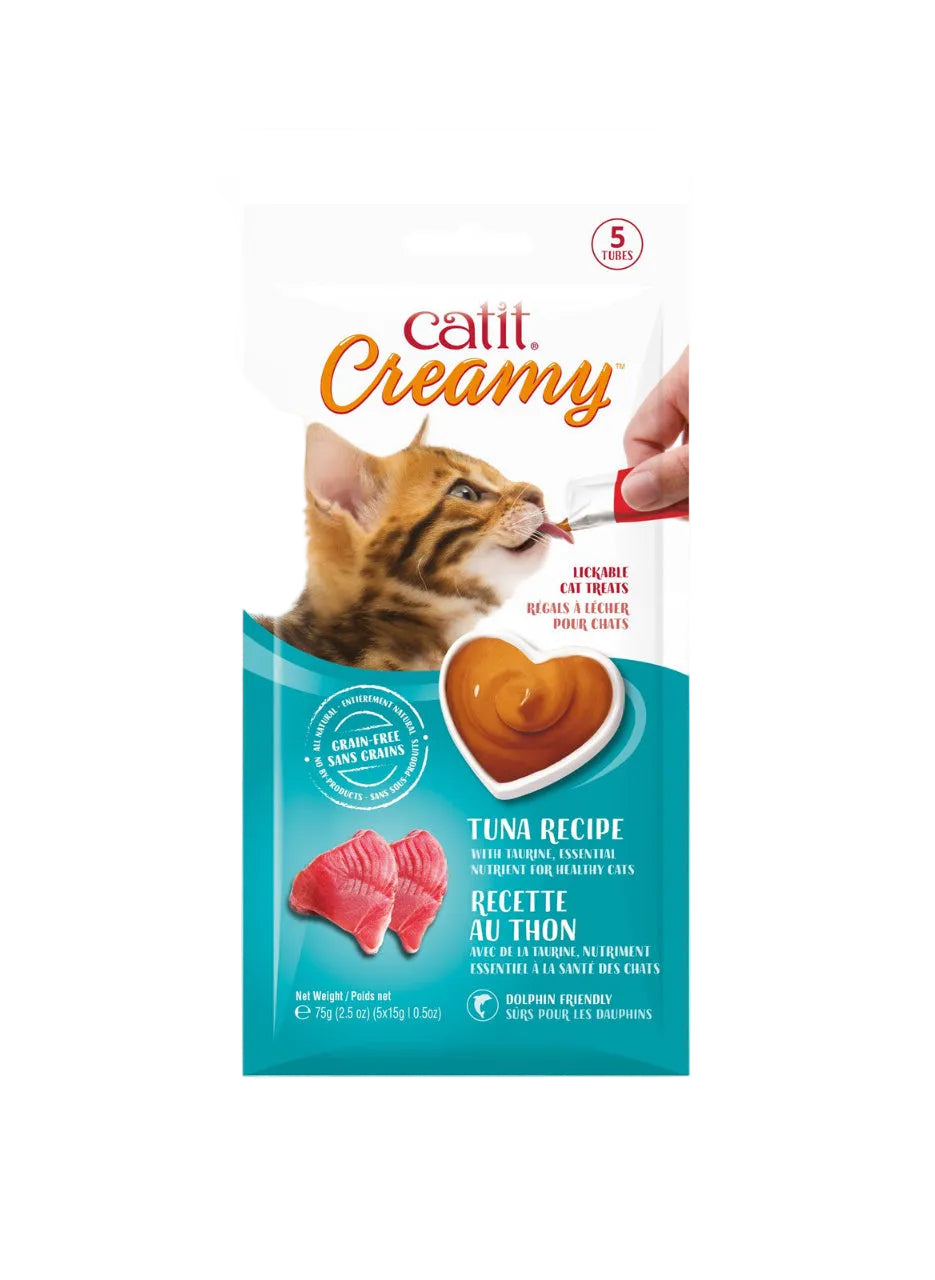 CATIT CREAMY LICKABLES TUNA TUBES 4PK 10G