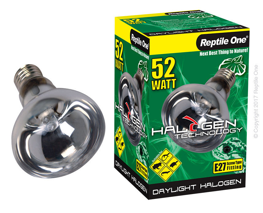 REPTILEONE DAYLIGHT HALOGEN HEAT LAMP 52W