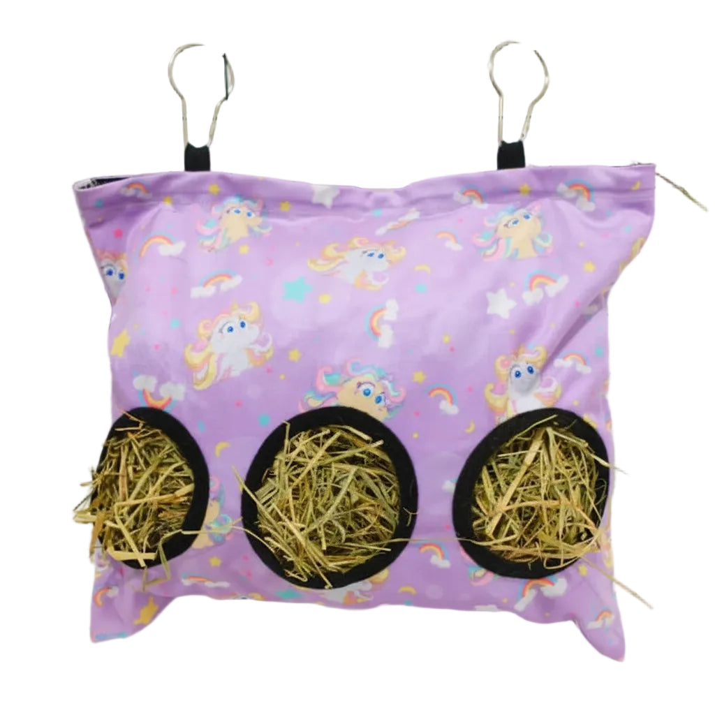 OZZY PETS HAY SACK FEEDER UNICORNS