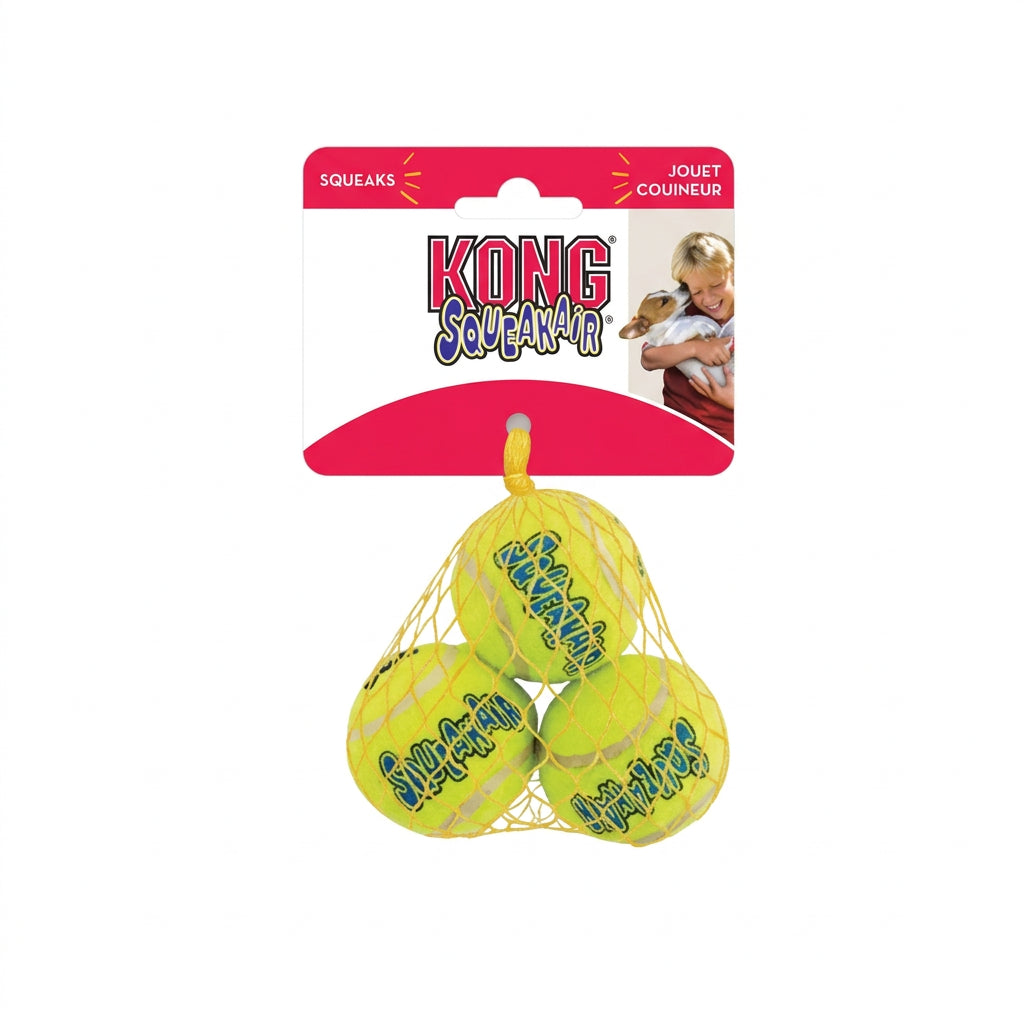 KONG SQUEAKAIR BALLS XS 3 PACK