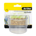 AVIONE PLASTIC REPLACEMENT D SHAPE BIRD FEEDER DISH