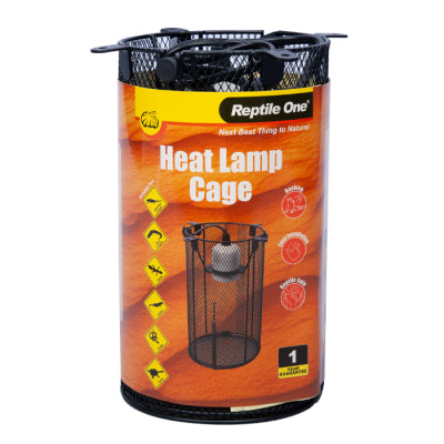 REPTILE ONE HEAT LAMP CAGE & HOLDER WITH SOCKET 200W