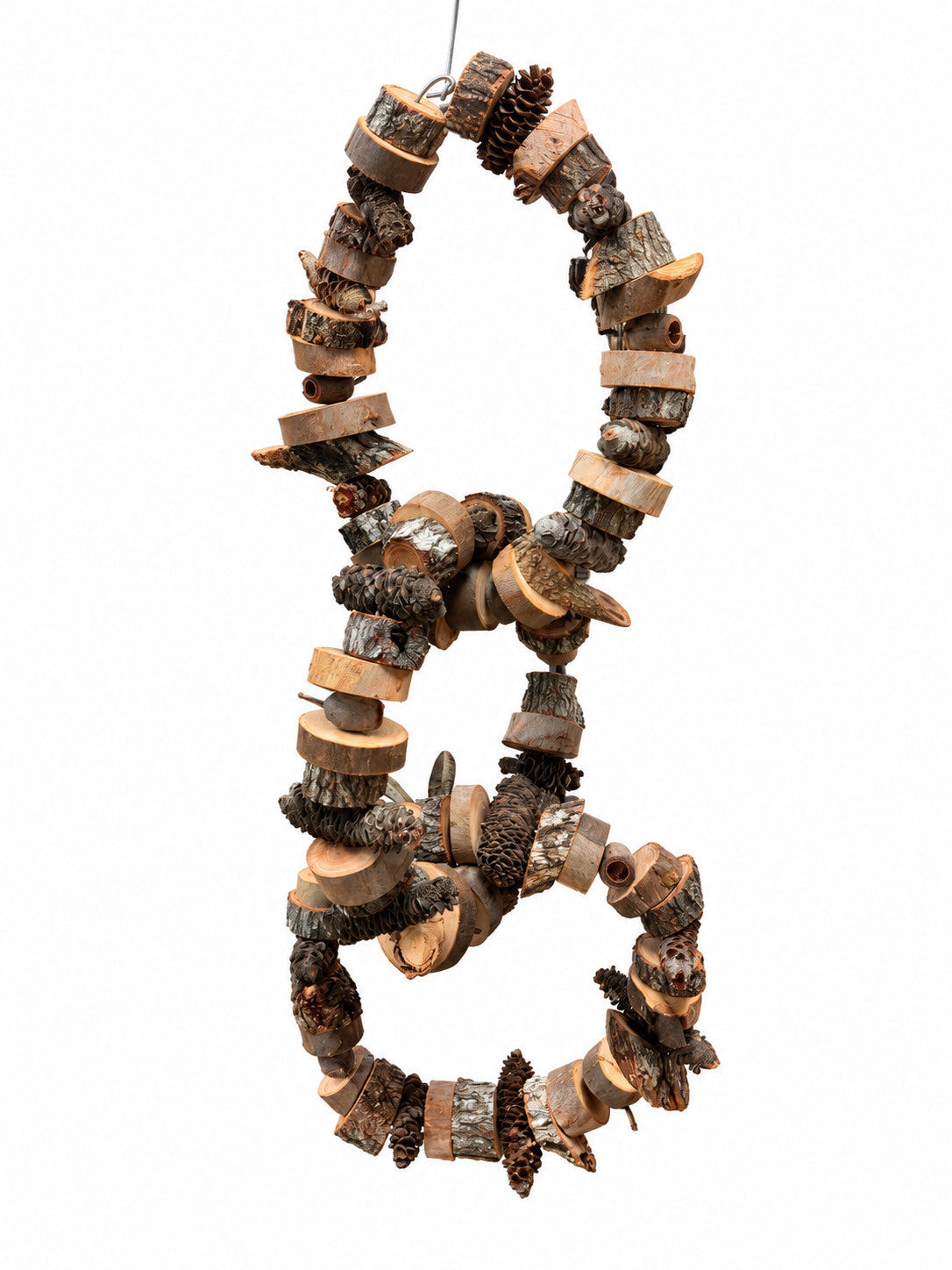 PARROT TOY NATURAL TRIPLE RING
