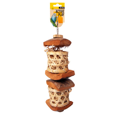 AVIONE BIRD TOY COCONUT FORAGING DRUM MEDIUM 40CM