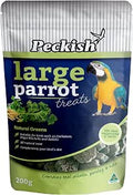 PEKISH LARGE PARROT TREAT NATURAL GREENS 200G