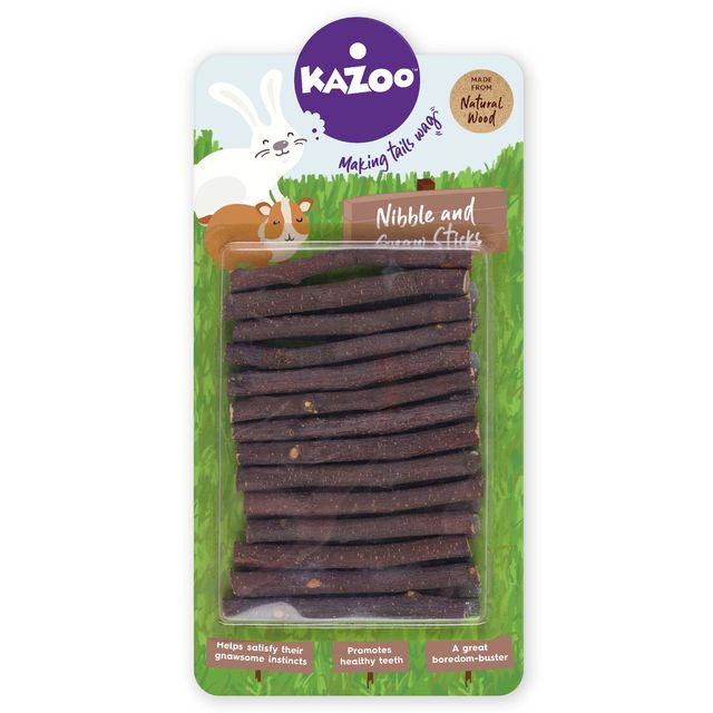 KAZOO BUNNY BLISS NIBBLE & GNAW STICKS