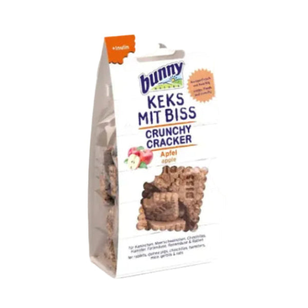 BUNNY NATURE CRUNCHY CRACKERS APPLE TREATS 50G