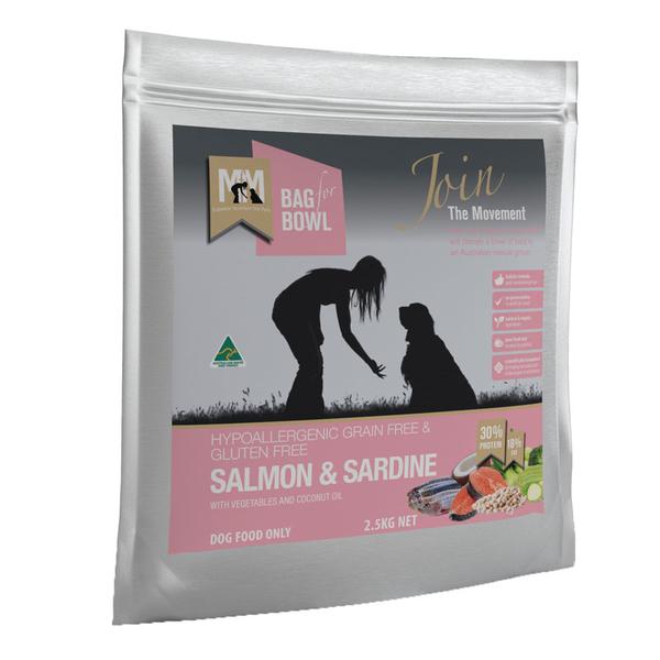 MEALS FOR MTSS DOG GRAIN FREE SALMON AND SARDINE 2.5KG