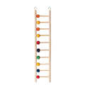 AVIONE WOODEN BIRD LADDER WITH BEADS 12 STEPS