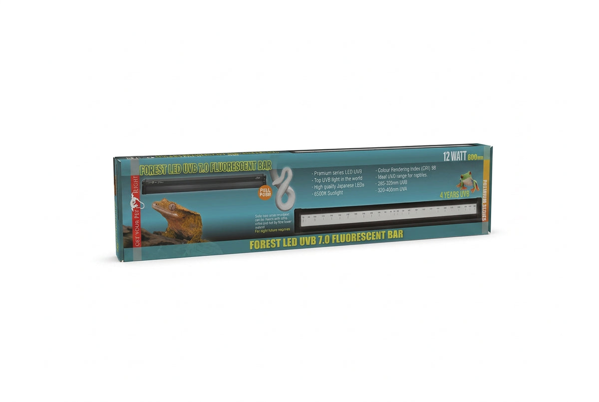 GET YOUR PET RIGHT FOREST LED UVB BAR 7.0 12W 60CM