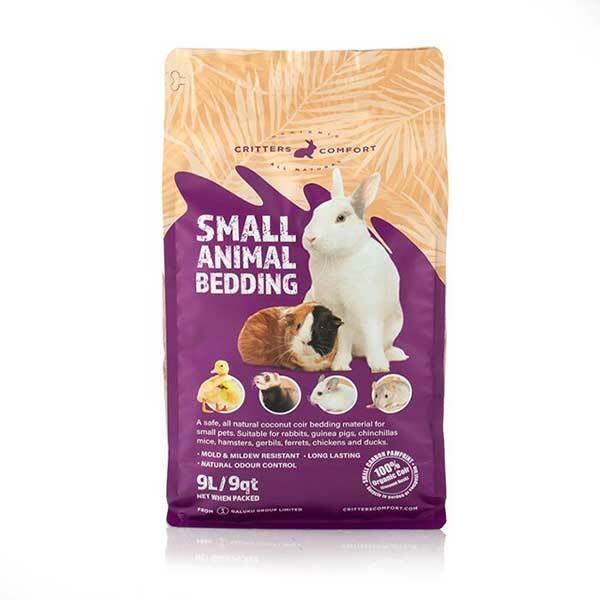 CRITTERS COMFORT SMALL ANIMAL BEDDING 9L