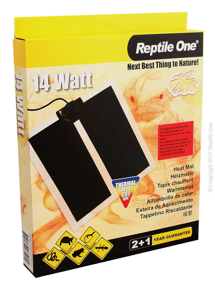 REPTILE ONE HEAT MAT 14W 28 X 28CM