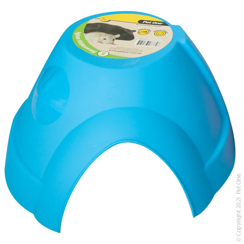 PET ONE IGLOO HIDEAWAY SMALL BLUE