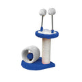 CATTITUDE POUNCE AND PLAY SCRATCHER BLUE & WHITE