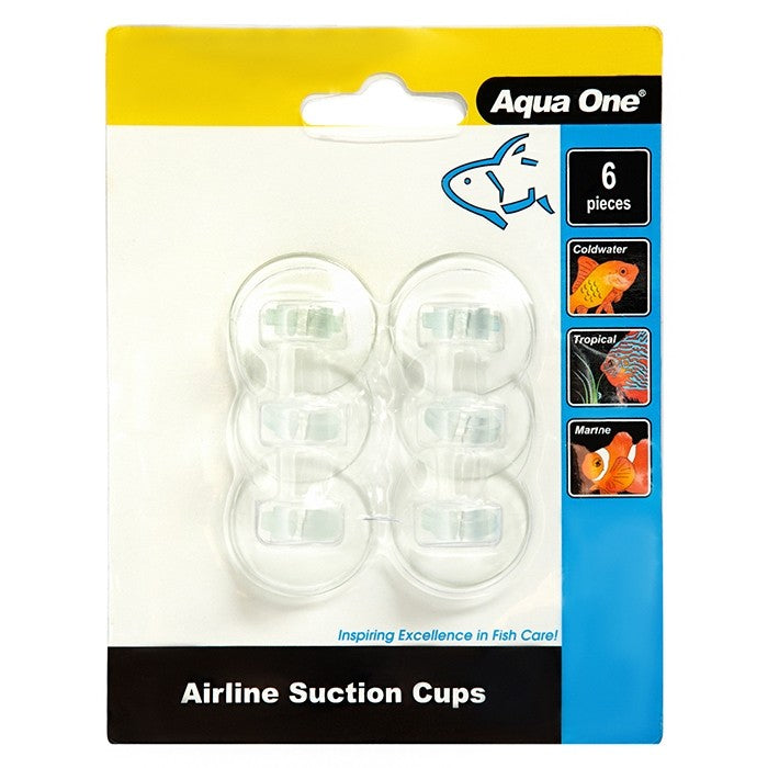 AQUA ONE AIRLINE SUCTION SUPS 6 PACK