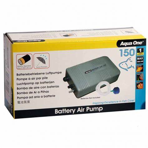 AQUA ONE 150 BATTERY AIR PUMP