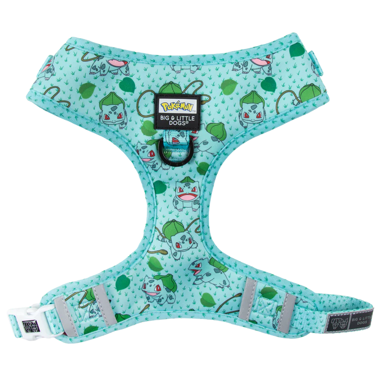 POKEMON BULBASAUR ADJUSTABLE DOG HARNESS
