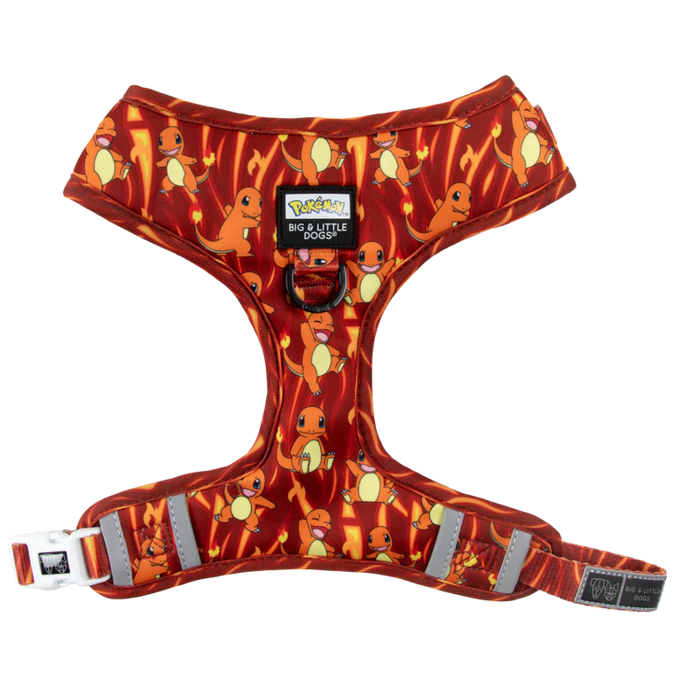 POKEMON CHARMANDER ADJUSTABLE DOG HARNESS