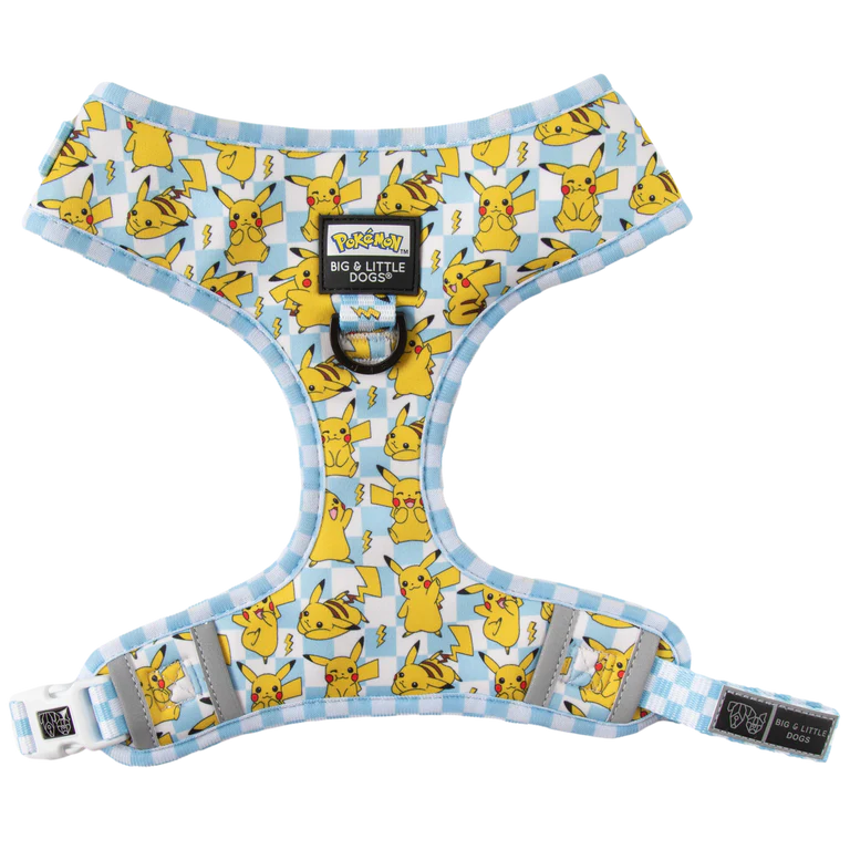 POKEMON PIKACHU ADJUSTABLE DOG HARNESS