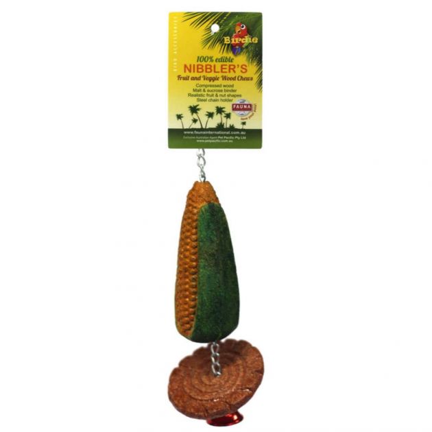 BIRDIE NIBBLER CORN COB AND ZUCCHINI SLICE LARGE