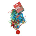 BIRDIE BIRD TOY RATTAN TUBES RAINBOW SHREDDER MEDIUM