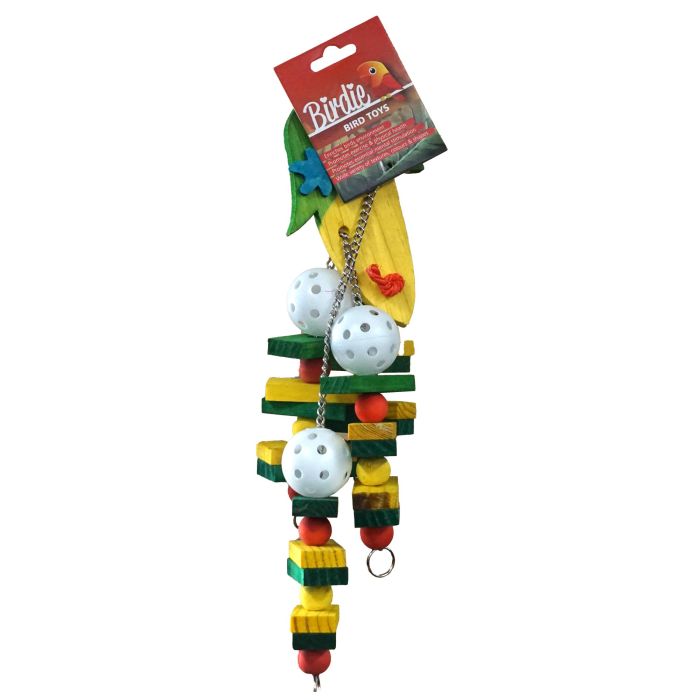 BIRDIE BIRD TOY BANANA PIRATE PILE MEDIUM/LARGE