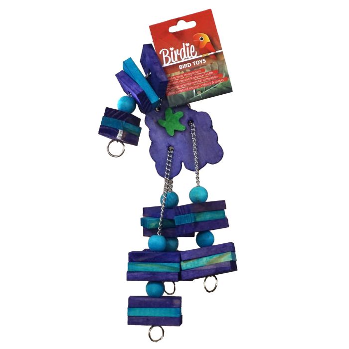 BIRDIE BIRD TOY BLUEBERRY PILE MEDIUM/LARGE