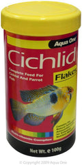 AQUZA ONE CICHLID FLAKES 100G