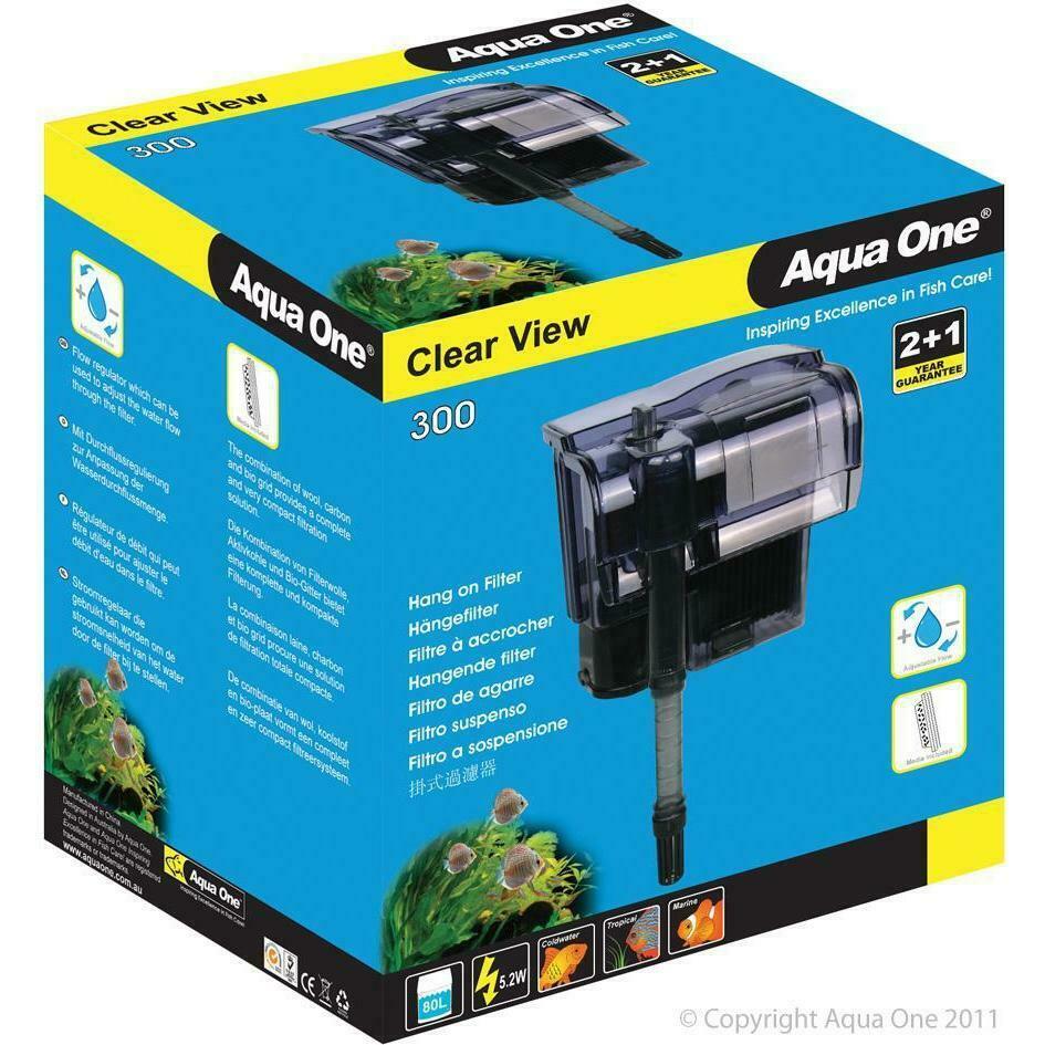 AQUA ONE CLEAR VIEW 300 HANG ON FILTER