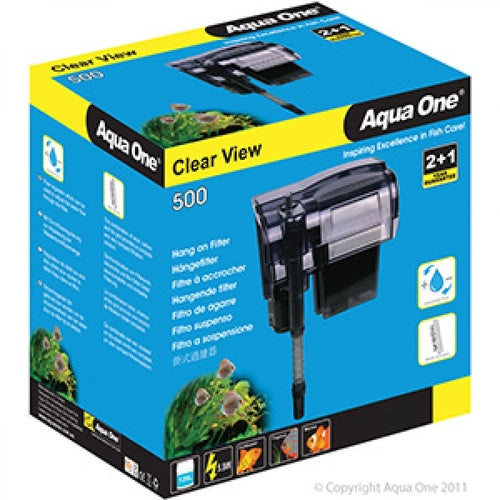 AQUA ONE CLEAR VIEW 500 HANG ON FILTER