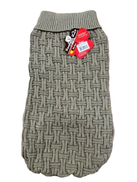 PETONE KOMFY KNIT DOG JUMPER LATTE 55CM