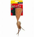 PET ONE CAT TOY PLUSH CORK TEEPEE 10.5CM